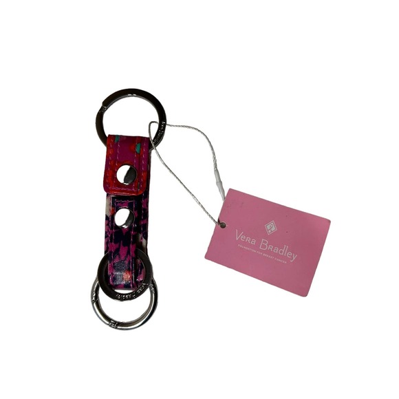 Vera Bradley Accessories - Vera Bradley Modern Medley Iconic Three Times a Keychain Retired Pattern 2017